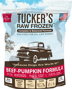 Tucker's Beef-Pumpkin Complete and Balanced Raw Diets for Dogs