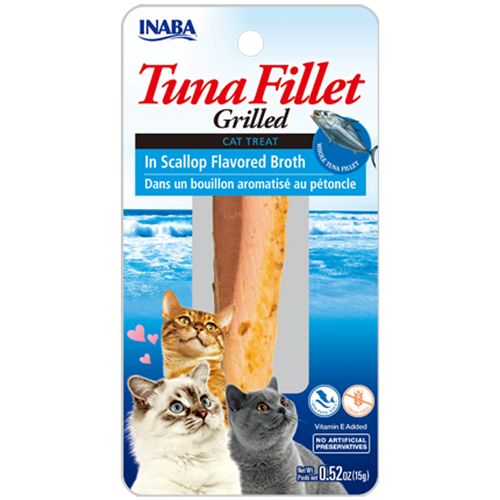 Inaba Grilled Tuna Fillet In Scallop Flavored Broth for Cats