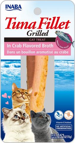 Inaba Grilled Tuna Fillet in Crab Broth for Cats