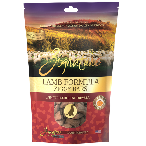 Zignature Ziggy Bars Lamb Formula Dog Treats