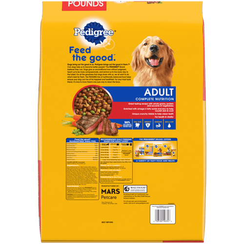 Pedigree adult dog food hotsell