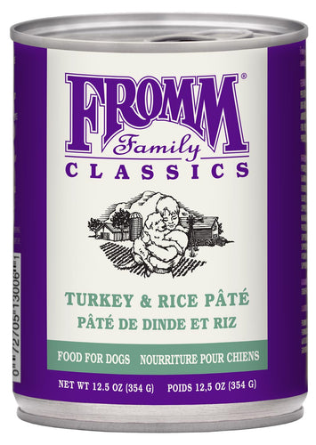 Fromm Classic Turkey & Rice Pâté Dog Food