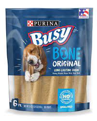 Purina Busy Bone Original Chew Treats for Small/Medium Dogs 6.5 oz. Bag