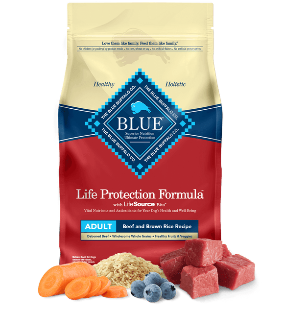 Blue Buffalo Life Protection Formula Beef Recipe Dog Food (30 lb)