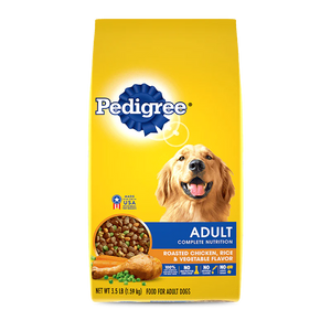 PEDIGREE® Dry Dog Food Adult Roasted Chicken, Rice & Vegetable Flavor 44 lb