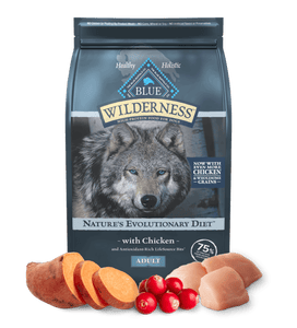 Blue Buffalo Blue Wilderness Chicken with Wholesome Grains Recipe Adult Dry Dog Food