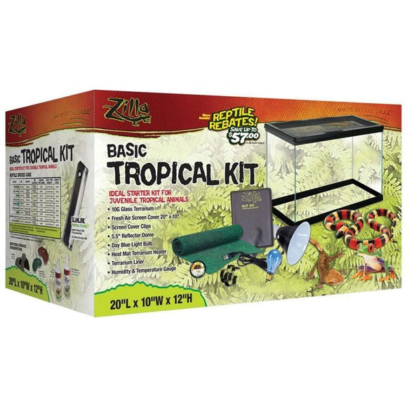 Zilla Basic Tropical Reptile Starter Kit