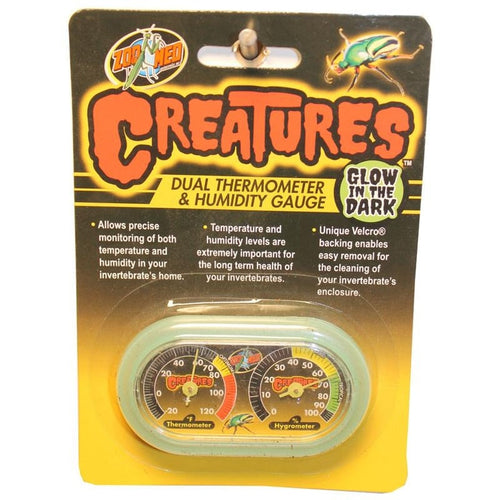 CREATURES DUAL THERMOMETER & HUMIDITY GAUGE