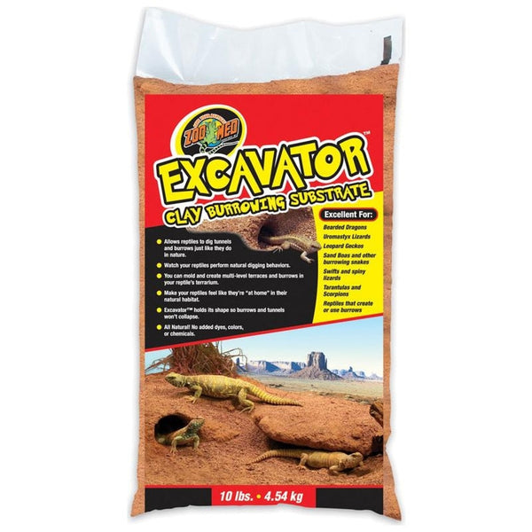 Zoo Med Excavator Clay Burrowing Substrate, Brown 20 lb